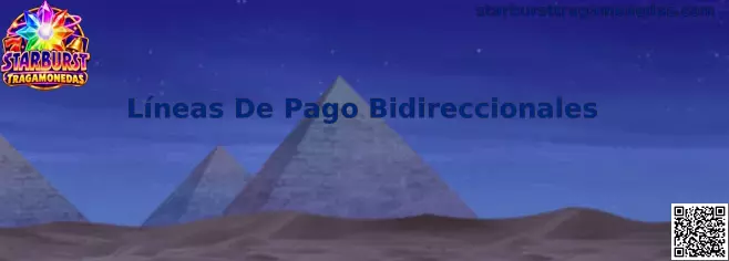Representación de Líneas De Pago Bidireccionales en Starburst Tragamonedas