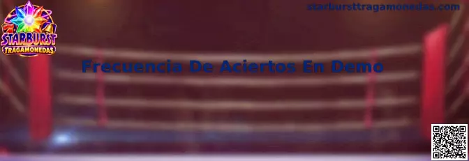 Frecuencia De Aciertos En Demo en Starburst Tragamonedas