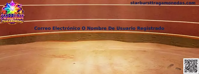 Guía de Correo Electrónico O Nombre De Usuario Registrado para Starburst Tragamonedas