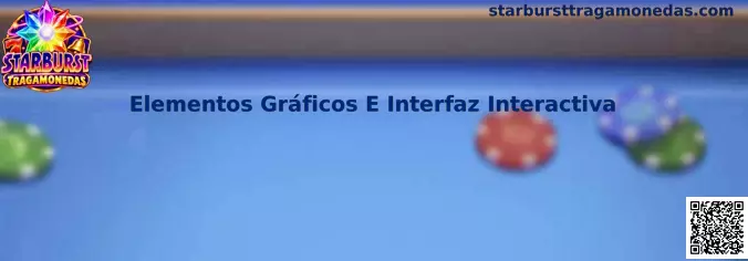 Elementos Gráficos E Interfaz Interactiva en Starburst Tragamonedas